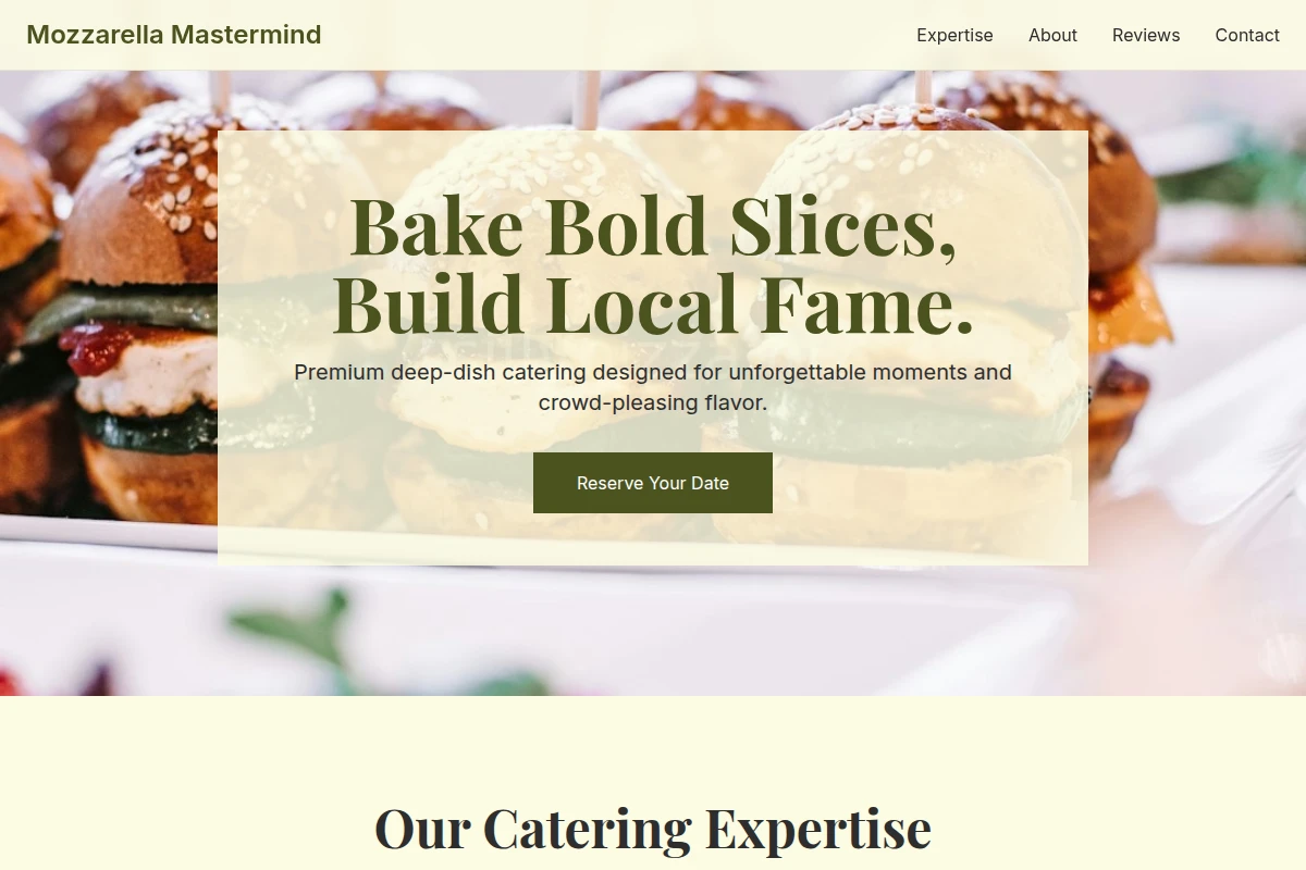 Deep-Dish Catering