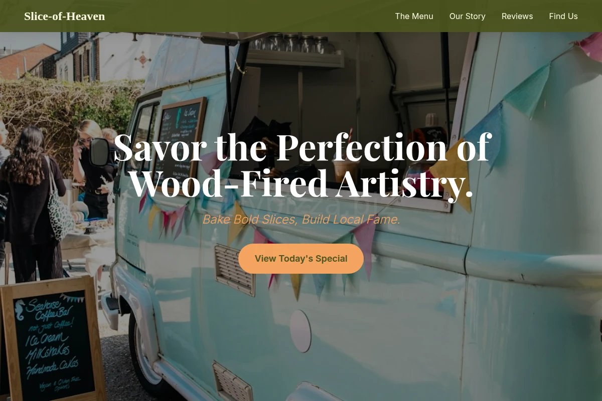 Slice-of-Heaven Food Truck