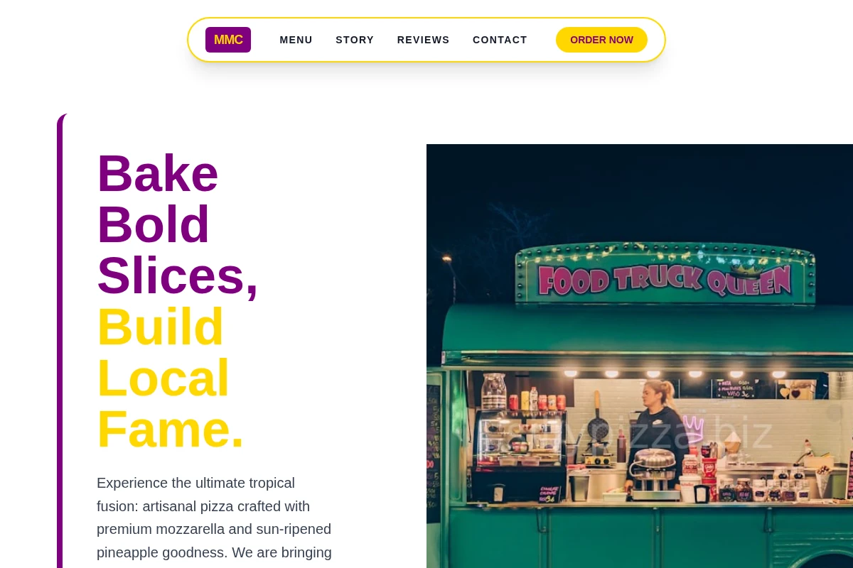 Pineapple Food Truck