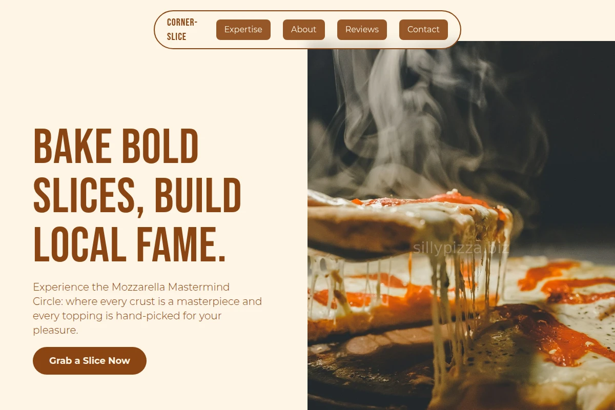 Corner-Slice Pizza