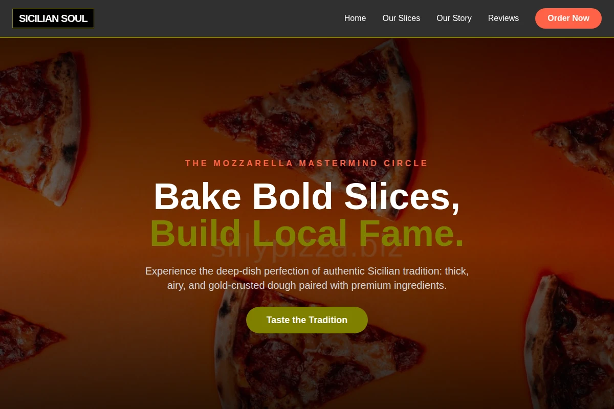 Sicilian Pizza