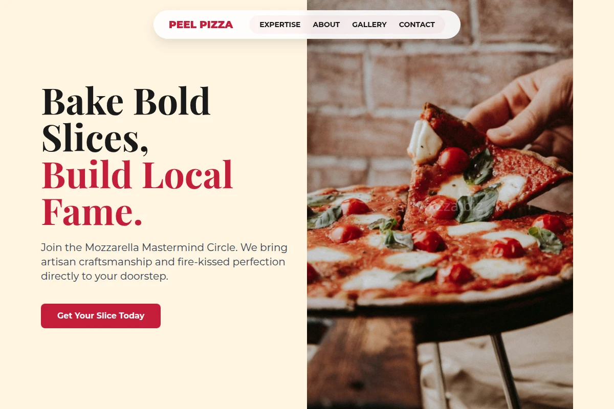 Peel Pizza