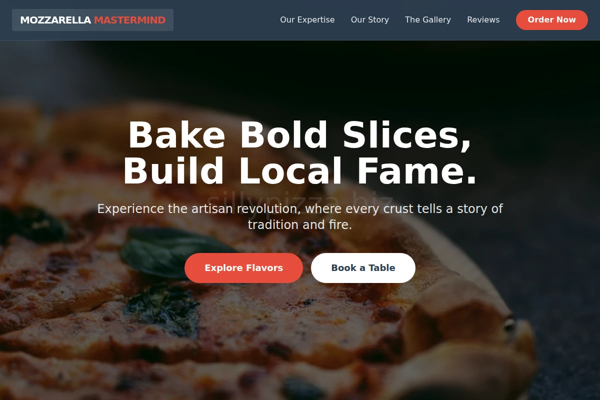 Gourmet Pizza